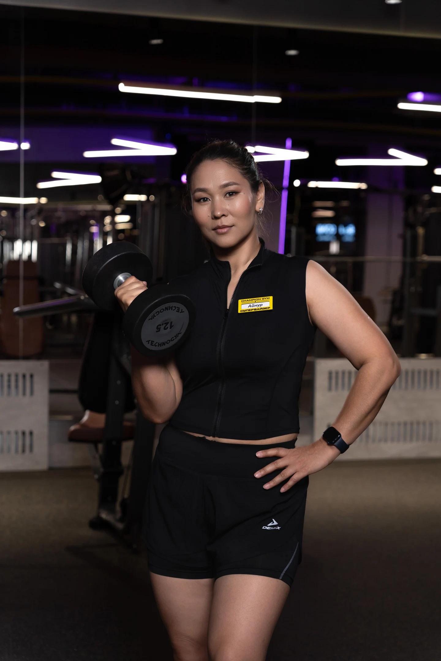 Жангозина Айнур Таттимбековна: персональный тренер Champion Fitness в Астане